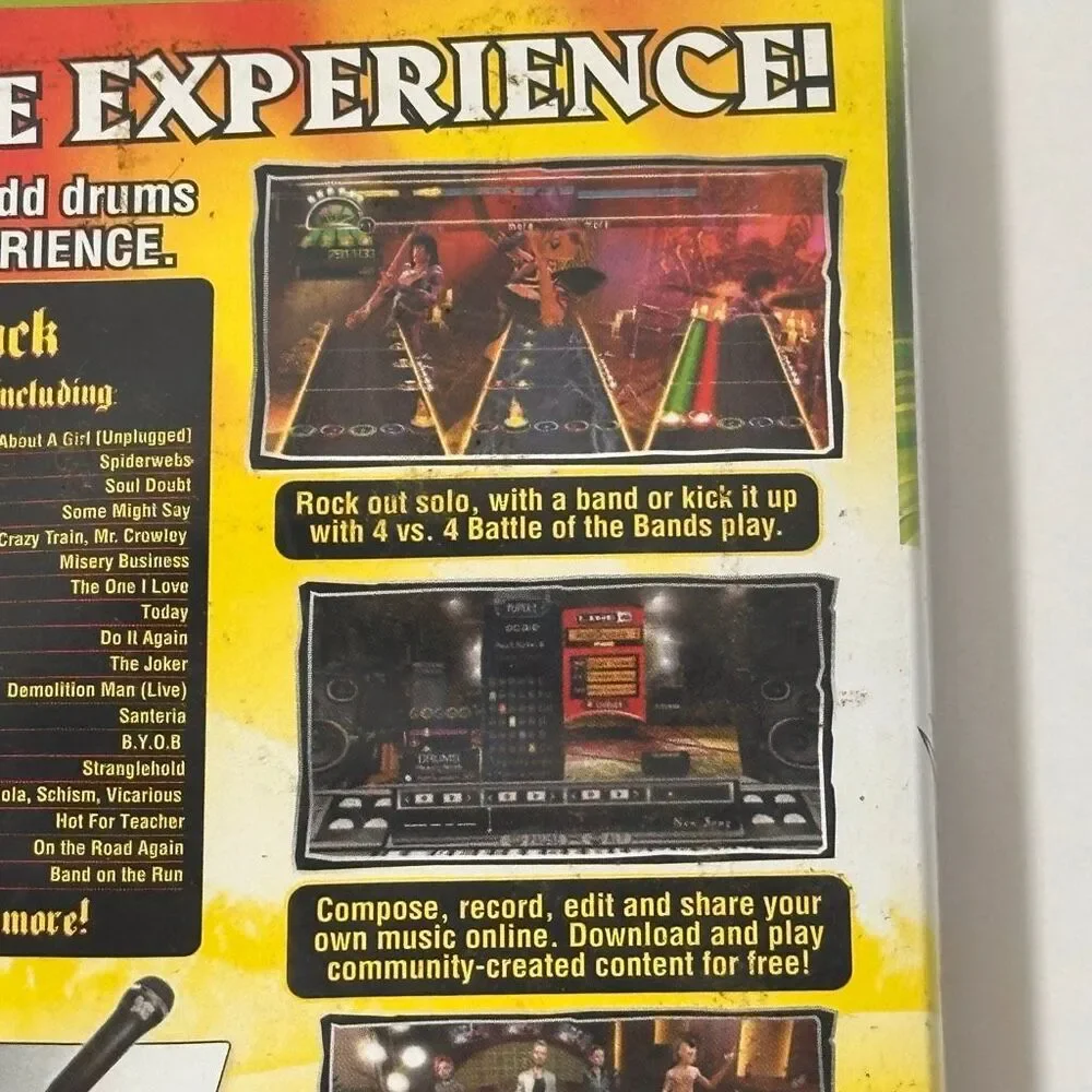 Guitar Hero World Tour XBOX 360 Activision Music/Rhythm Videogame